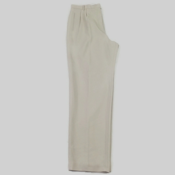 NYGARD Collection Putty Crepe Essential Pleated Front Dress Pants Womens 12P - Picture 9 of 14